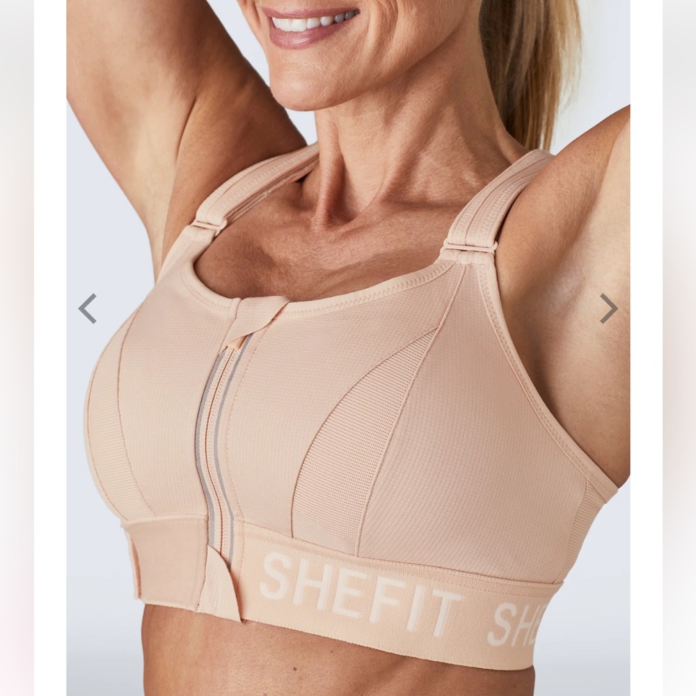 SHEFIT Ultimate Sports Bra in Sandstone - Size 3Luxe